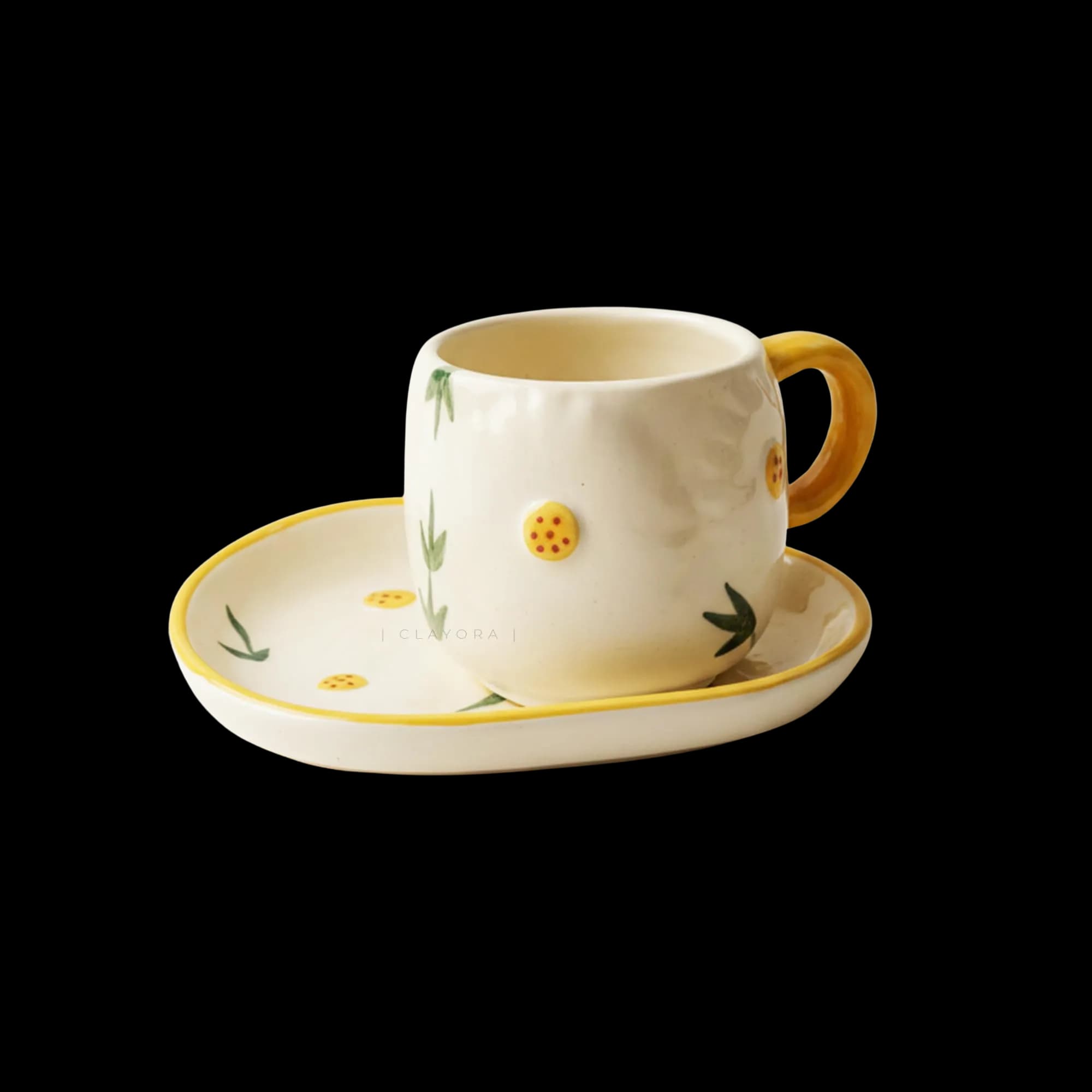 Handcrafted Organic Stoneware Cup